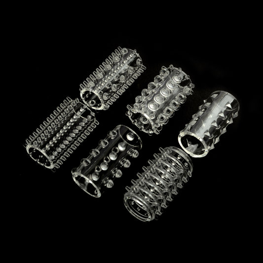 VSC Clear Penis Sleeves - 6 Pack