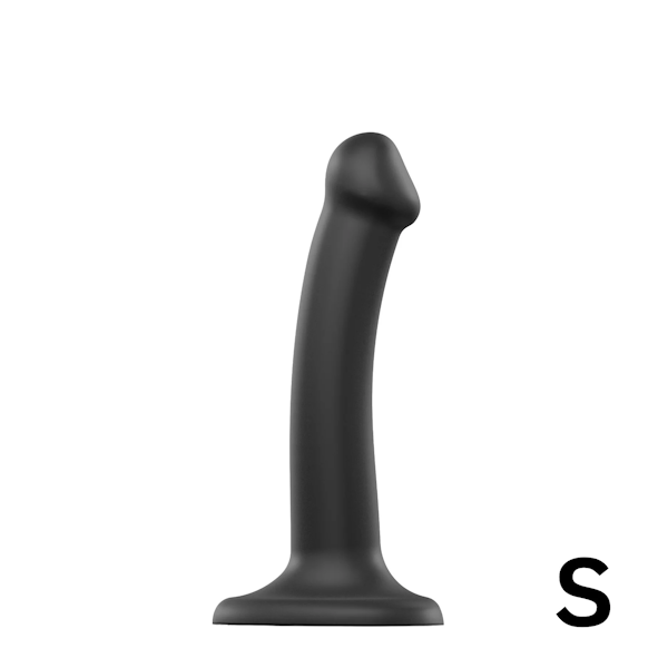 StrapOnMe Dual Density Dildo Black - S