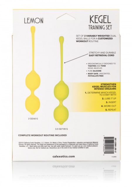 CE Kegel Training Set Lemon