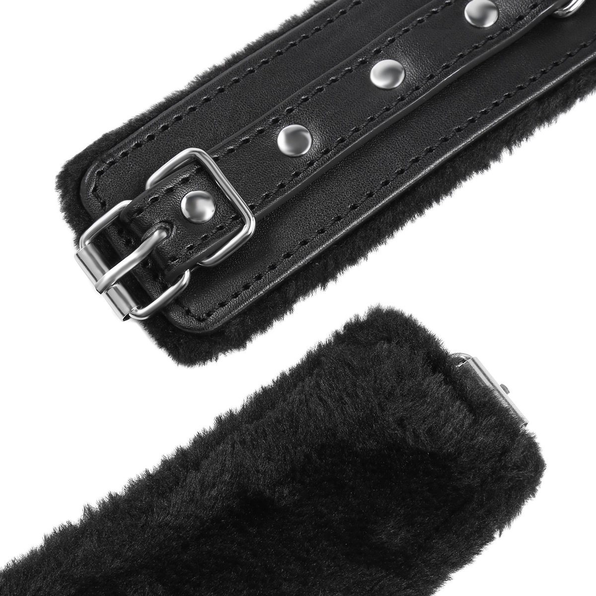 VN Velvet Ankle Cuffs 1009 Blk