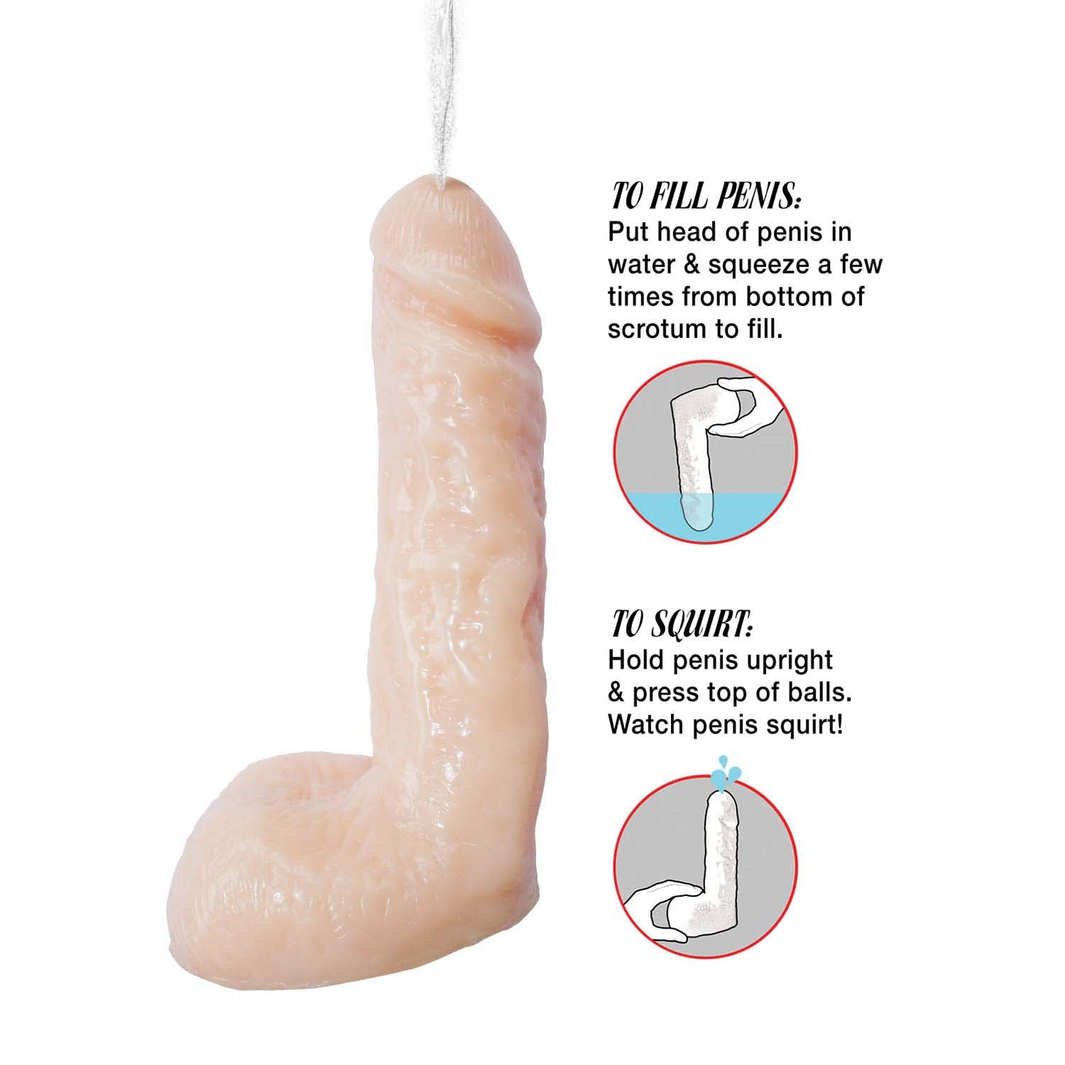 NT Realskin Squirt Penis Flh