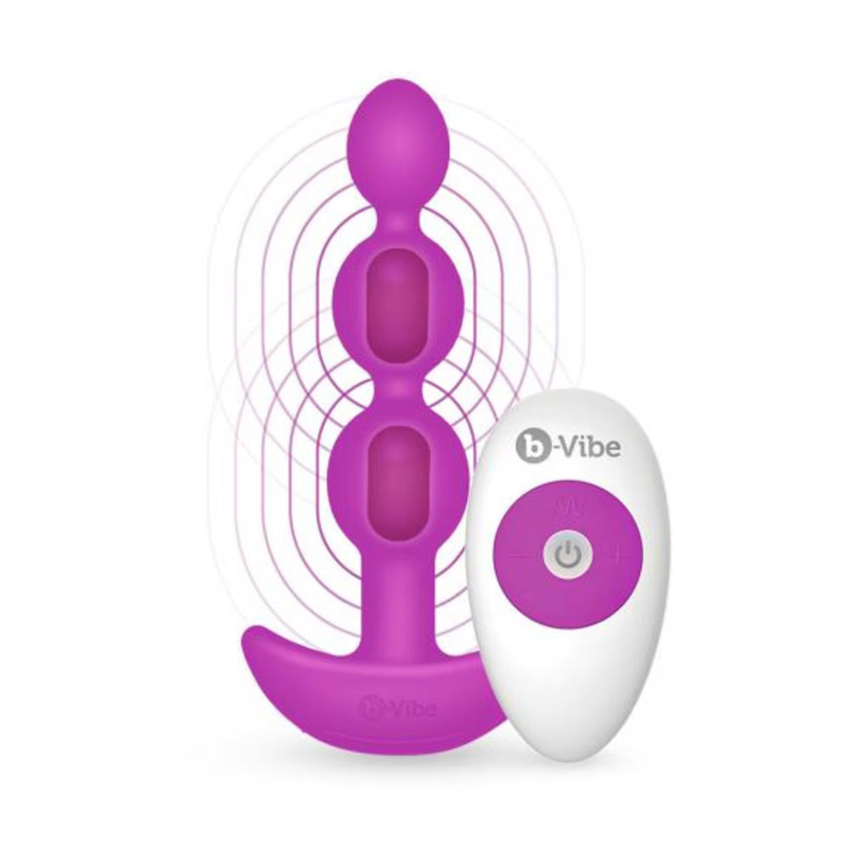 bVibe Triplet Anal Beads Fuchs