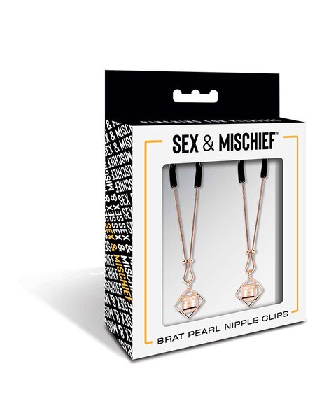S&M BRAT Pearl Nipple Clamps