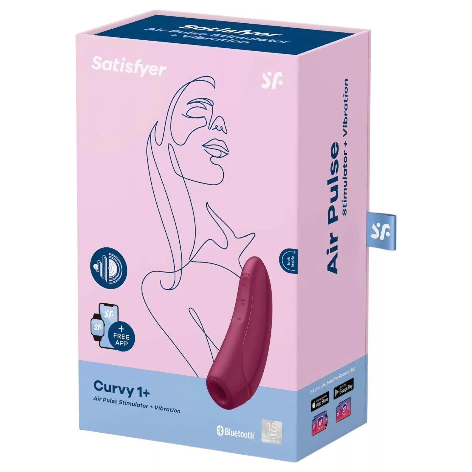Satisfyer Curvy 1+ App Red