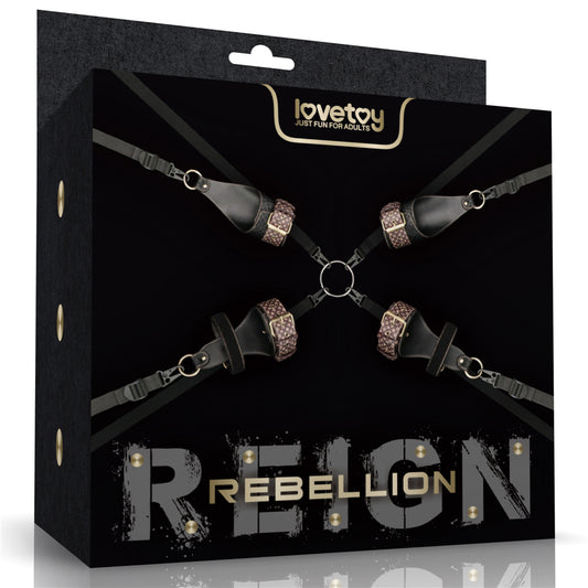 Lovetoy Rebellion Reign Under Mattress Bed Restraint Set