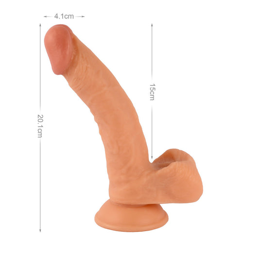 Mr Rude 7.9-Inch Realistic Dildo - Flesh (210056)