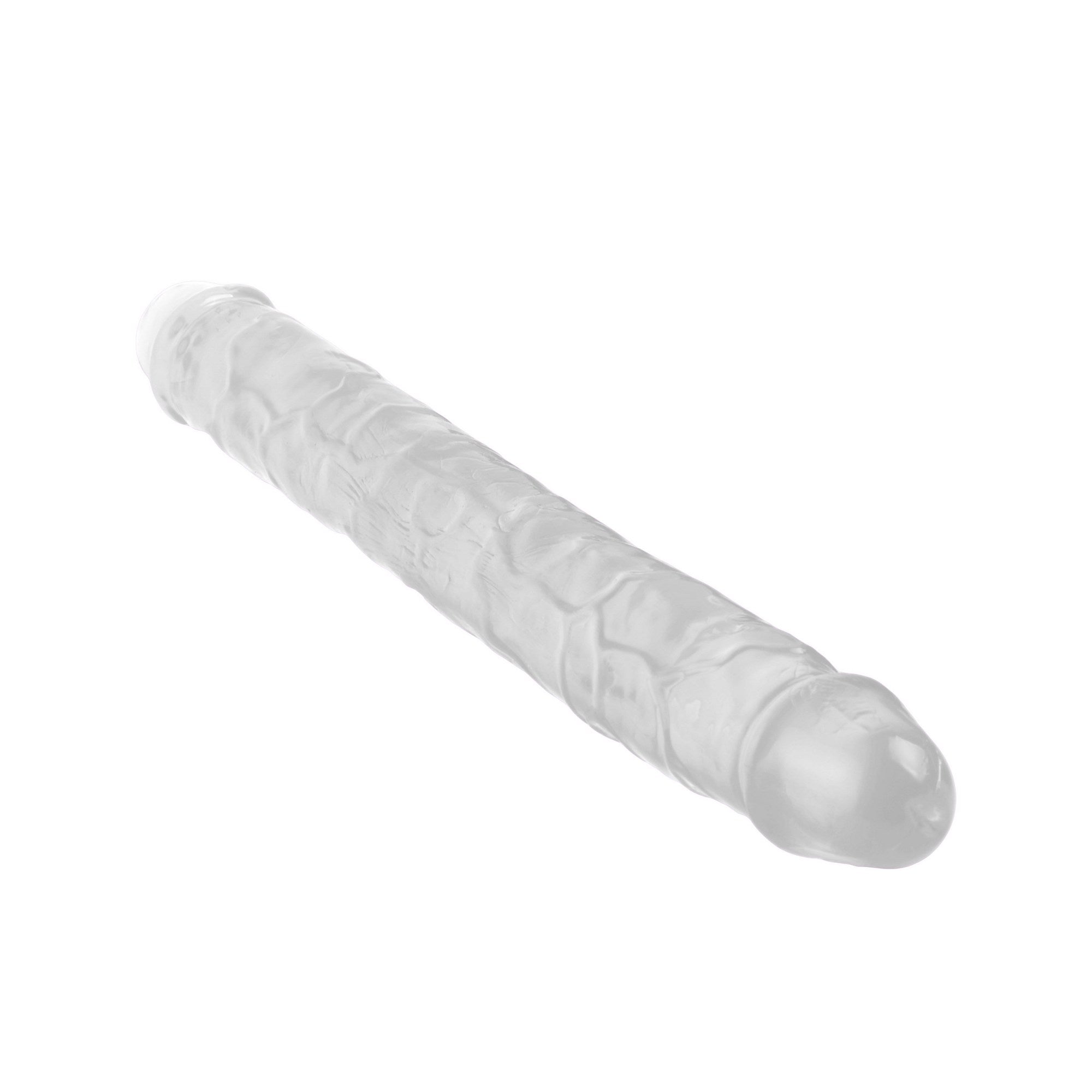 Mr Rude 12-Inch Double-Ended Dildo - Clear