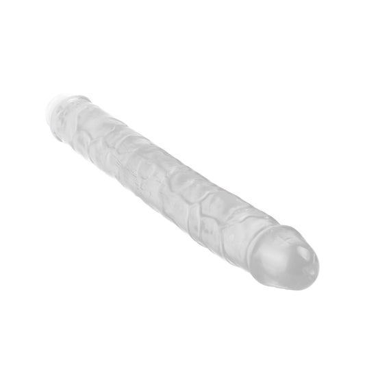 Mr Rude 12-Inch Double-Ended Dildo - Clear