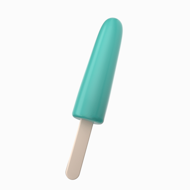 iScream shaped Dildo Blue