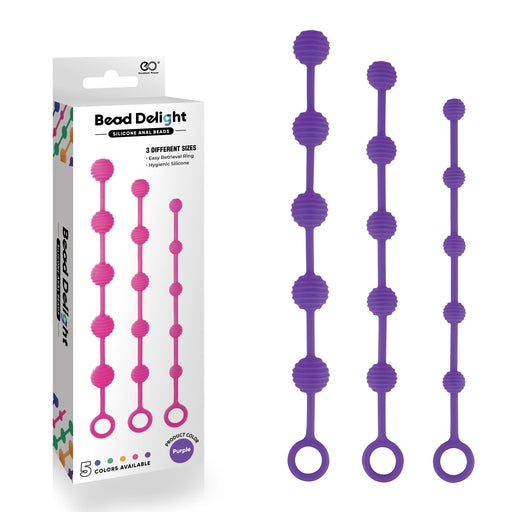 Bead Delight Anal Set Purple