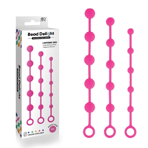 Bead Delight Anal Set Pink