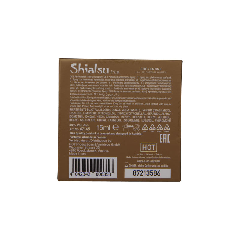 SHIATSU Pheromone Women Lime