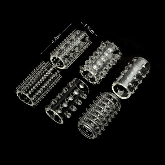 VSC Clear Penis Sleeves - 6 Pack