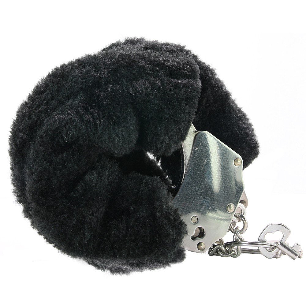 Fetish Furry Cuff Kit Blk