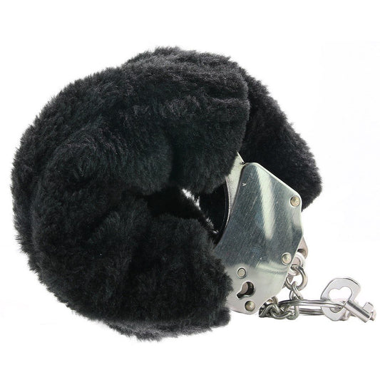 Fetish Furry Cuff Kit Blk