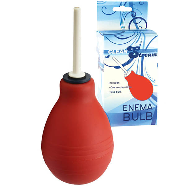 Clean Stream Enema Bulb Red