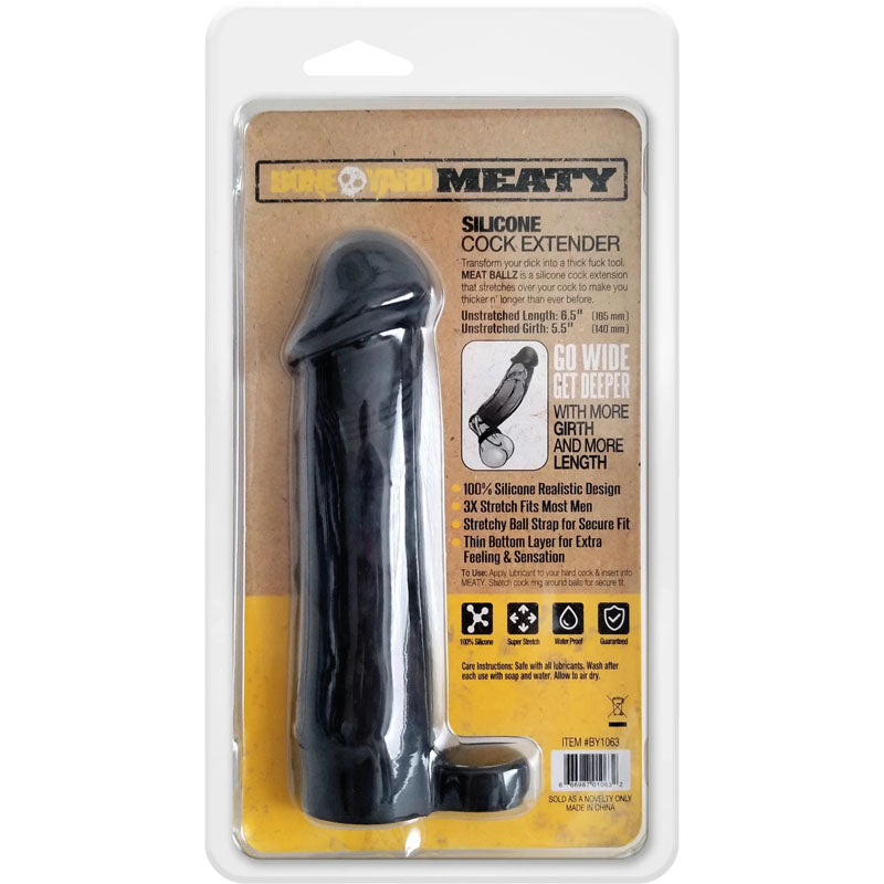 BY Meaty  Cock Extender Blk