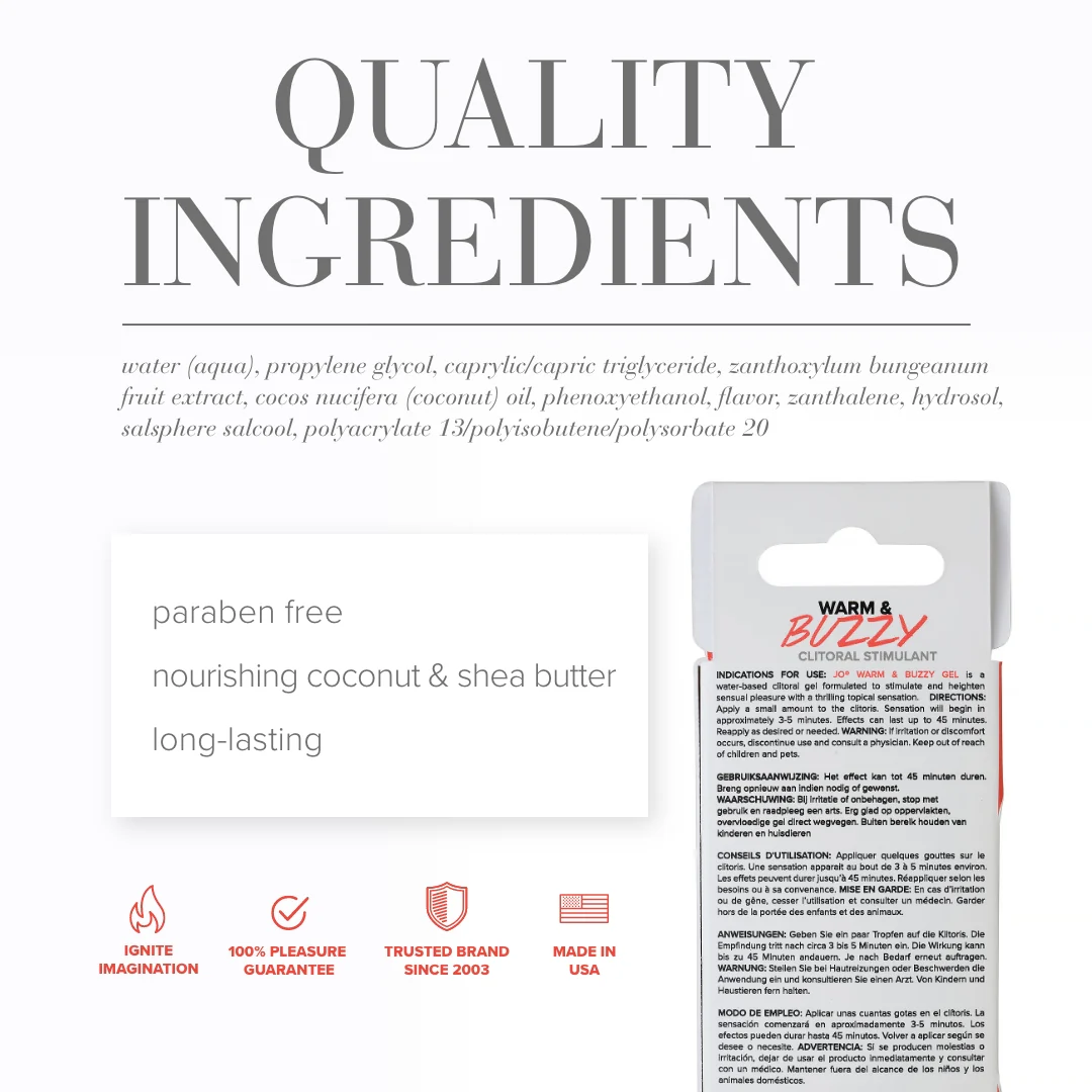 JO Warm&Buzzy Clitoral Stim