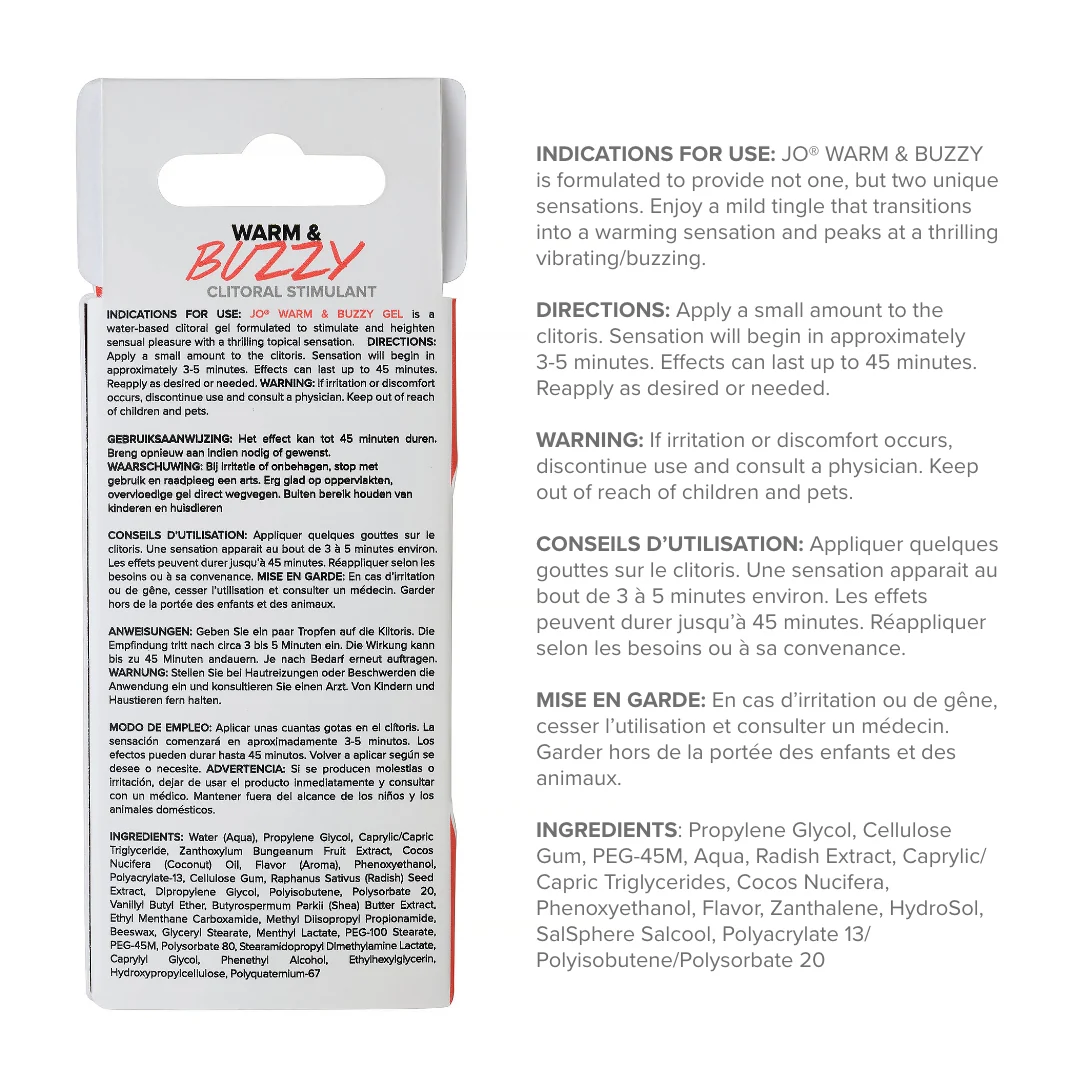 JO Warm&Buzzy Clitoral Stim