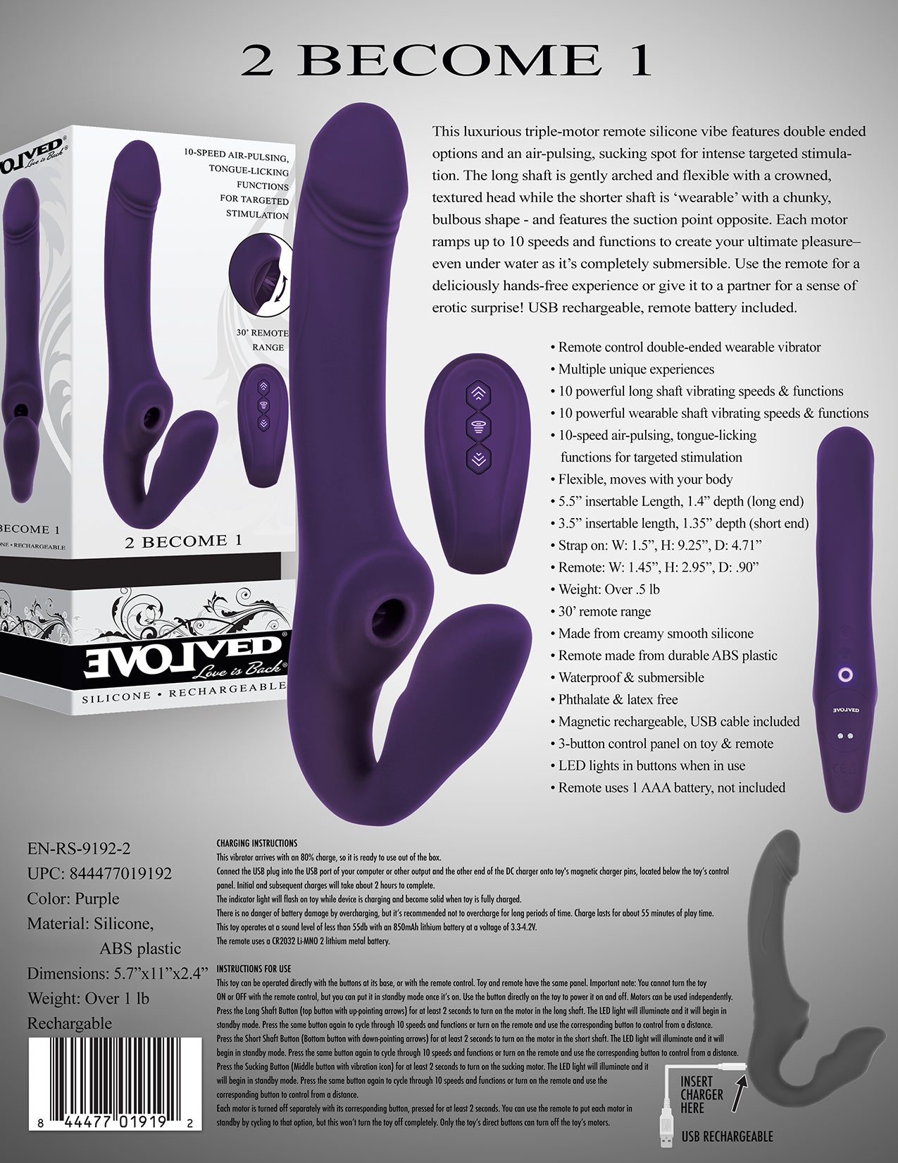 EVOLVED 2 Become 1 Strapless