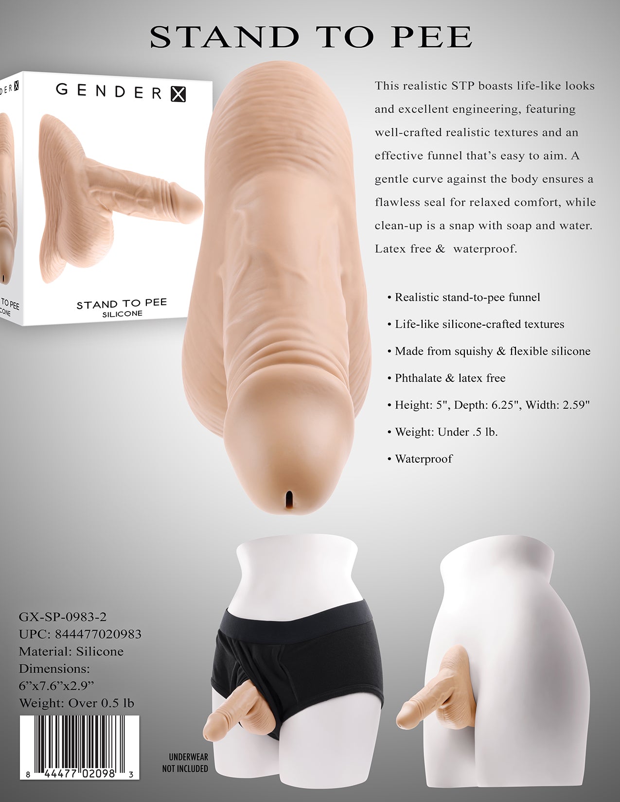 GENDER X Stand to Pee Flesh