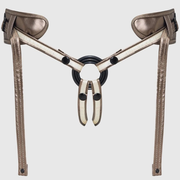 STRAP-ON-ME Leatherette Harness DESIROUS