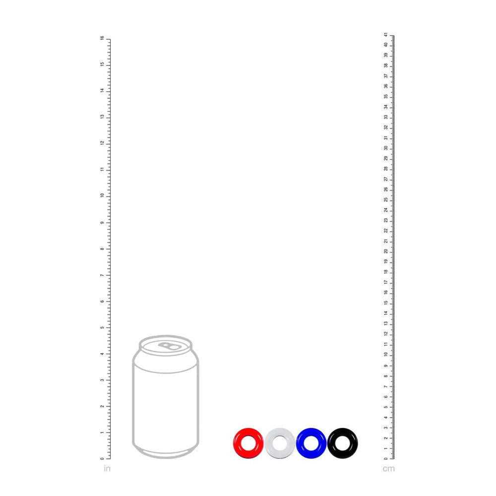 LEVELZ Multicolour Cock Ring Set - 4 Pack