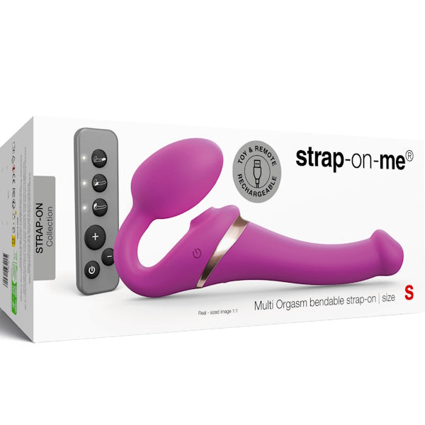 StrapOnMe Strapless Multi Orgasm Bendable Strap-On Fuchsia - S