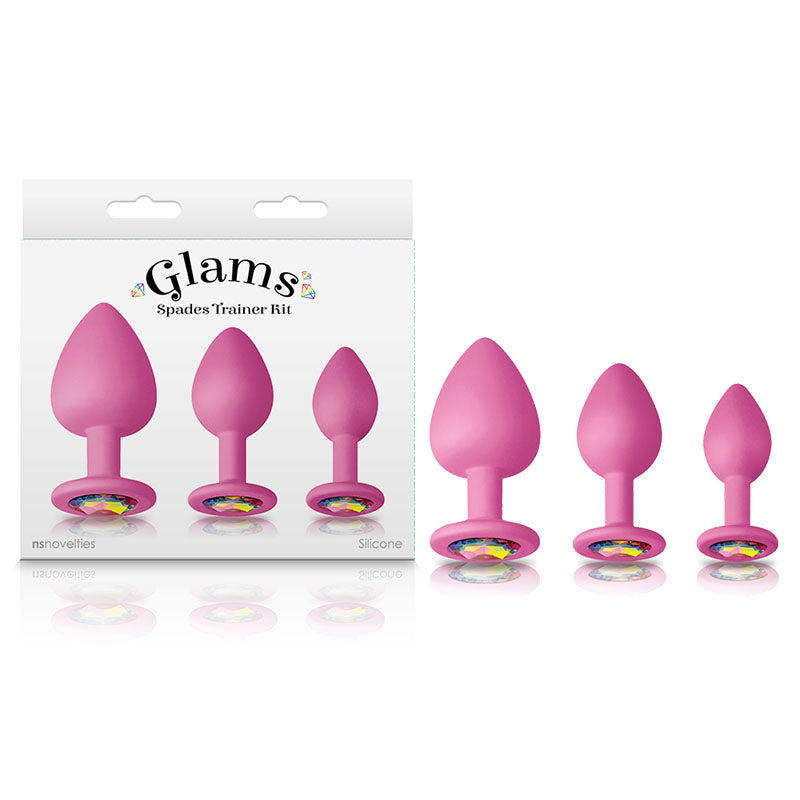 Glams Spades Anal Kit Pink