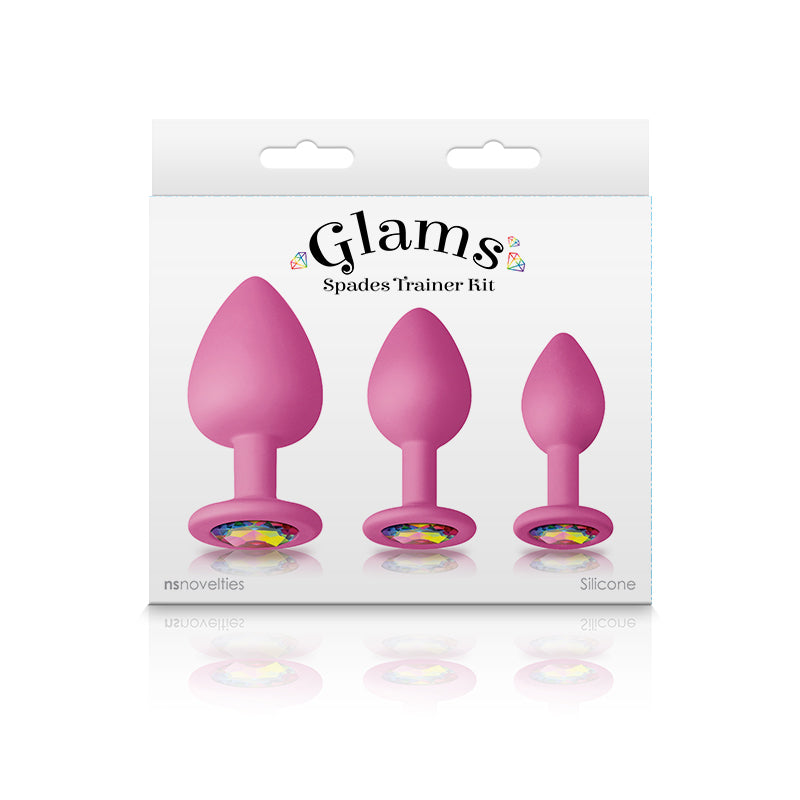 Glams Spades Anal Kit Pink