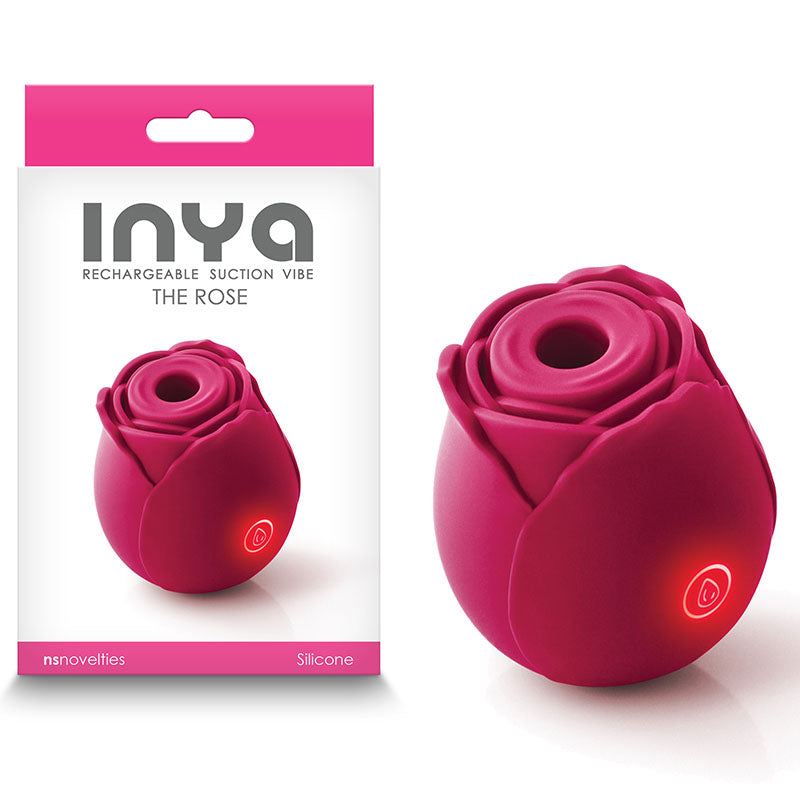 INYA Rose Suction Vibe Red