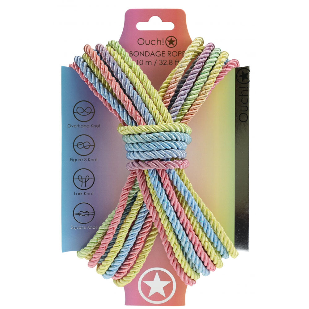 OUCH! Multicolour Bondage Rope