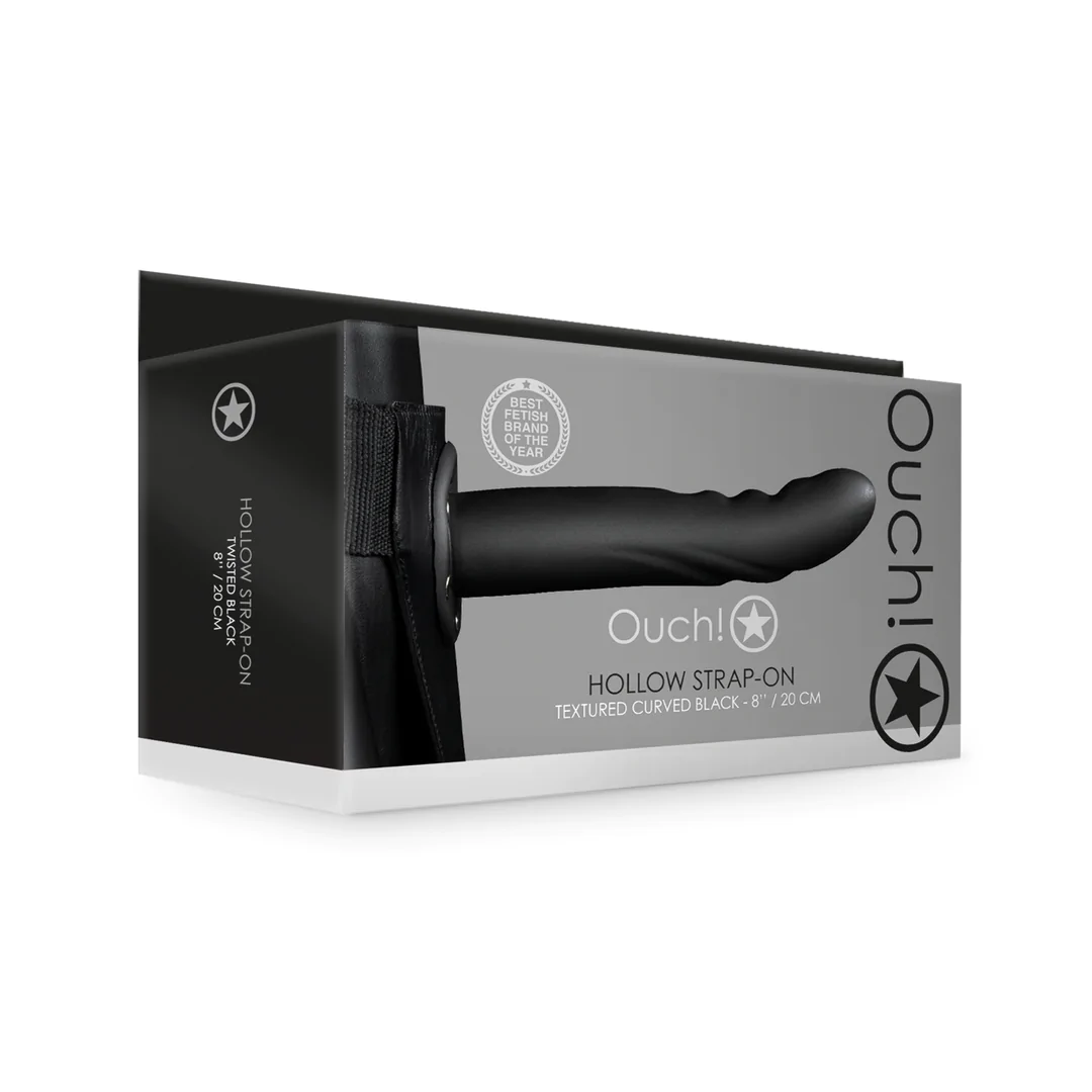 OUCH Textured Hollow Strap 8''