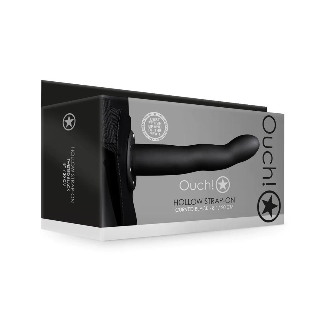 OUCH Curved Hollow Strap 8''