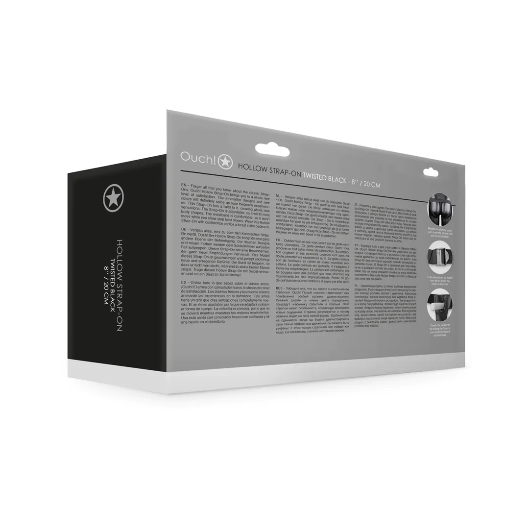 OUCH Curved Hollow Strap 8''