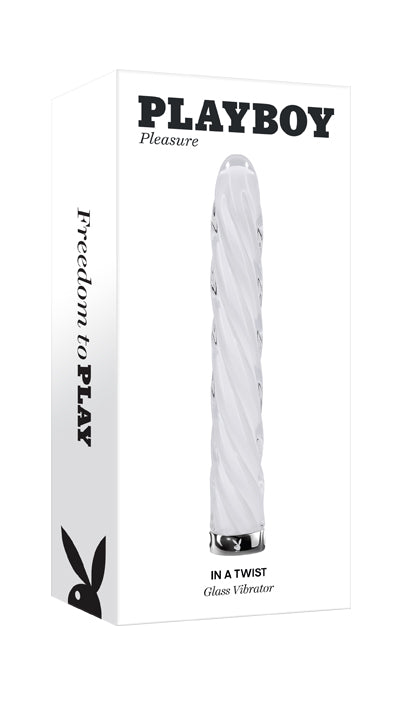 PLAYBOY In a Twist Glass Vibe