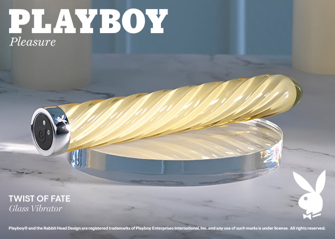 PLAYBOY Twist of Fate Glass