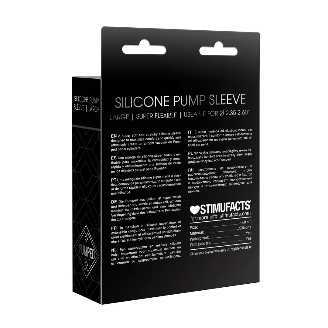 PUMPED Silicone Pump Sleeve