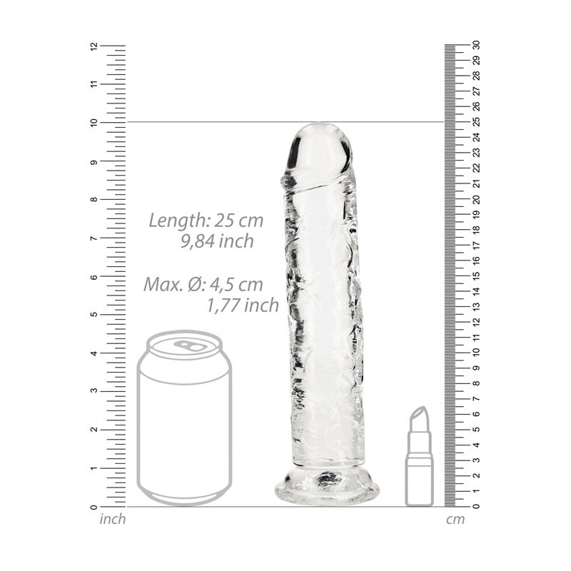 RealRock Clear Dildo 9''