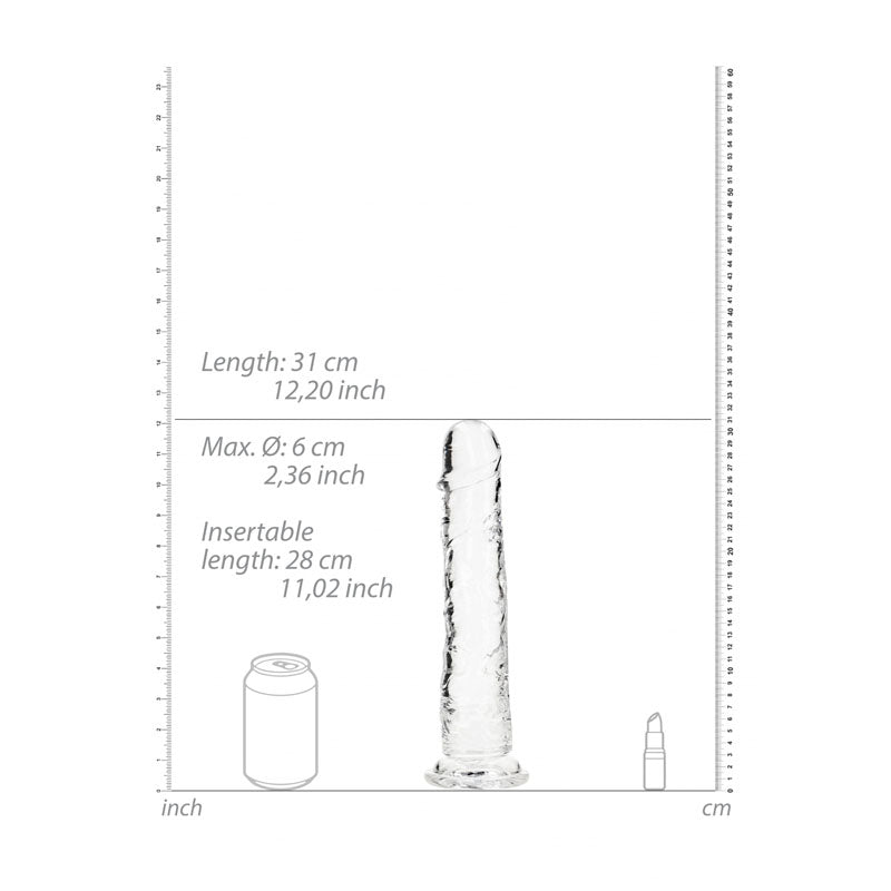 RealRock Clear Dildo 11''