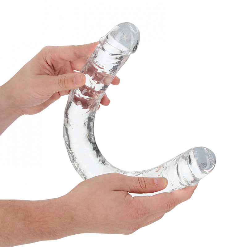 REALROCK 18" Double Dong - Clear