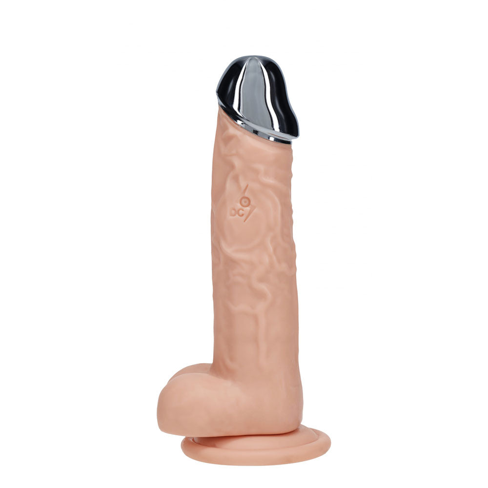 REALROCK Metal Head 7'' Rechargeable Dildo - Flesh