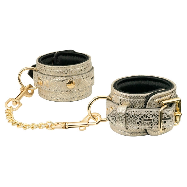 Whitesnake Leather Ankle Cuffs
