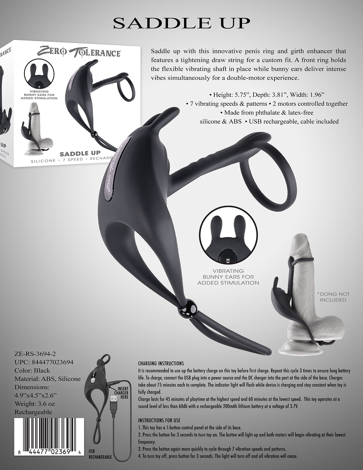 ZT Saddle Up Vibrating C/R