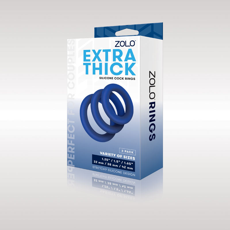 Zolo Ex Thick Sil C-Ring 3pk