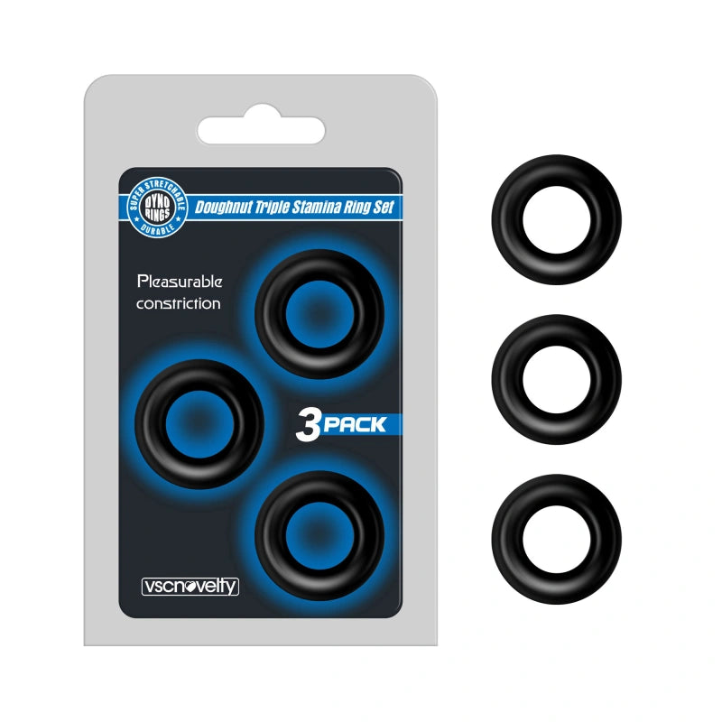 VN Dougnut 3Pk Blk 343001