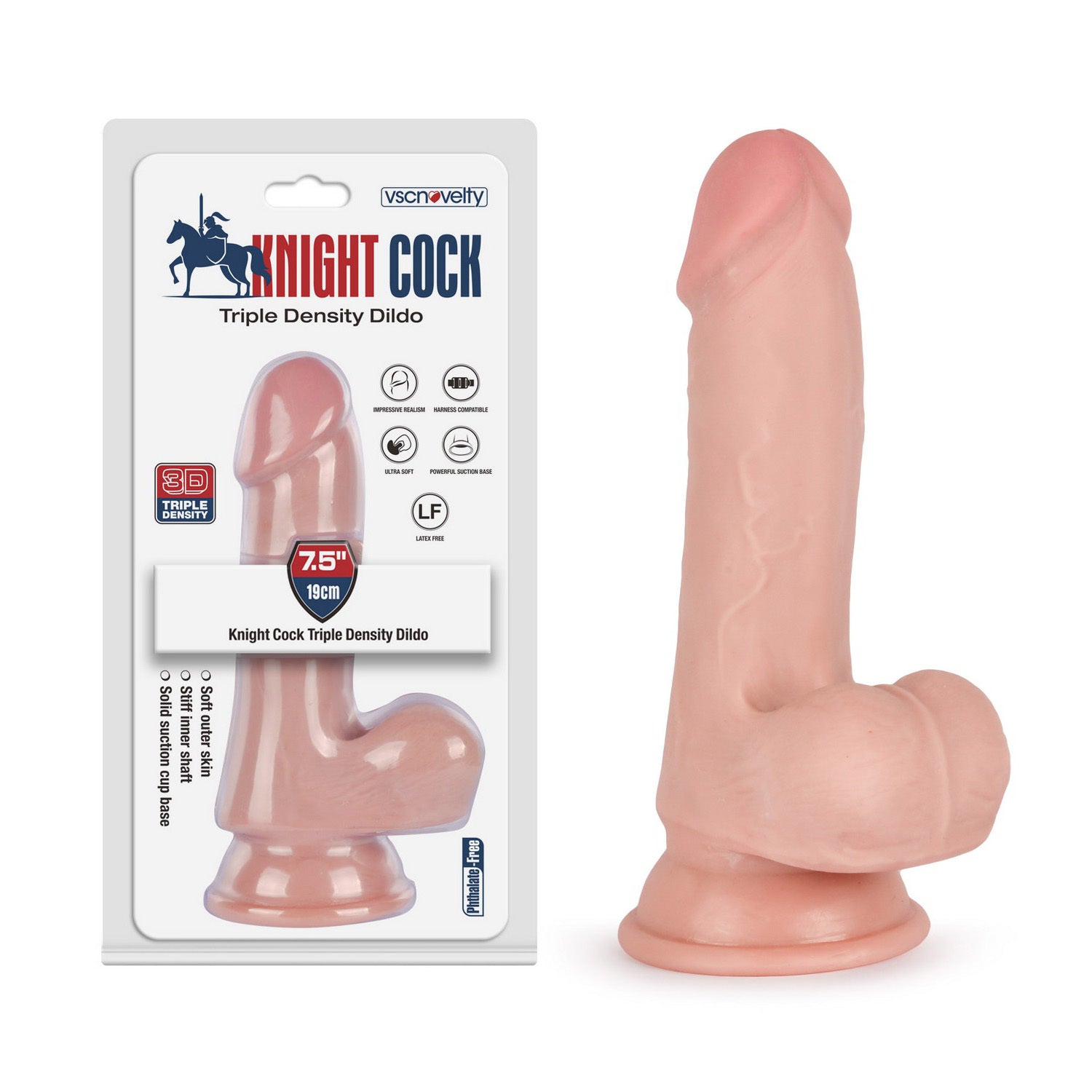 VSC Knight 7.5-Inch Realistic Dildo