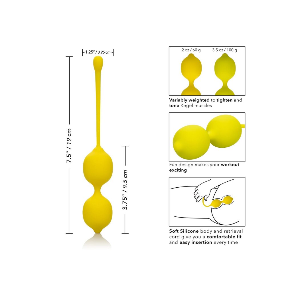 CE Kegel Training Set Lemon