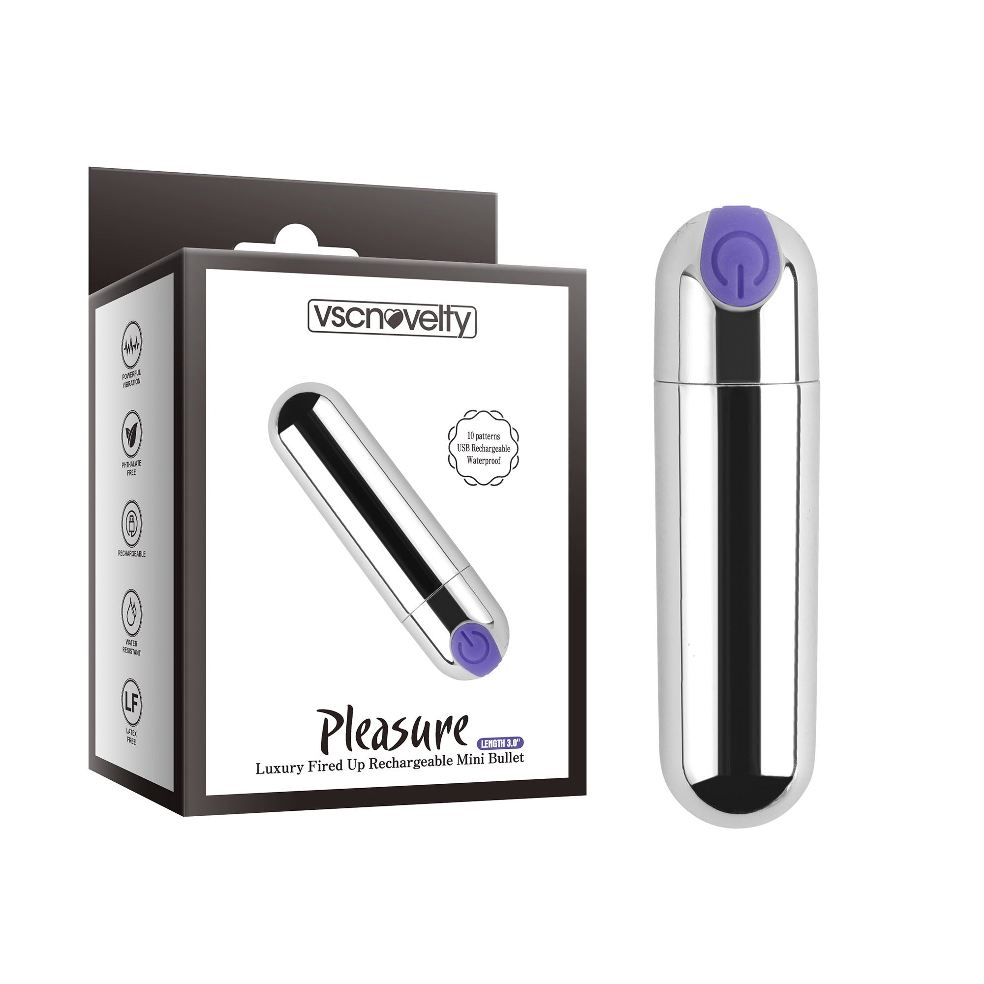 VSC Pleasure 3-Inch Bullet Vibrator