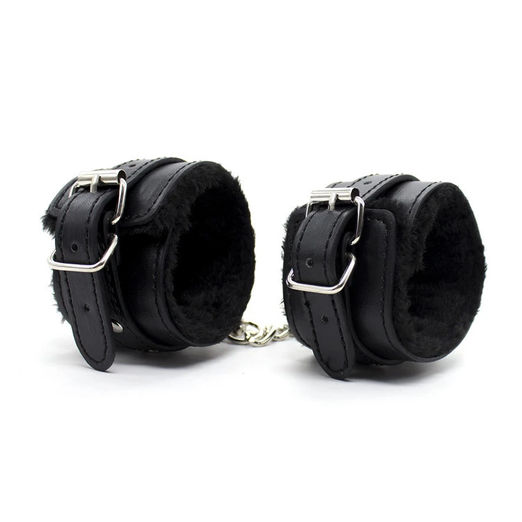 VN Velvet Ankle Cuffs 1008 Blk